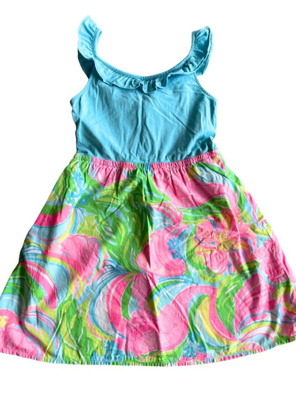 Lilly Pulitzer Girl's Clair Dress - Size Medium (6/7)